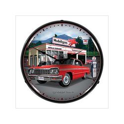 Collectable Sign and Clock 1964 Chevy Impala Backlit Wall Clock