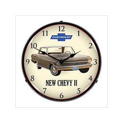 Collectable Sign and Clock 1962 Chevy II Nova Backlit Wall Clock
