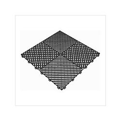 Swisstrax Ribtrax Pro Jet Black Garage Floor Tile (6-Pack)