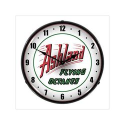 Collectable Sign and Clock Ashland Flying Octanes Backlit Wall Clock