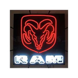 Neonetics Dodge Ram Red 24-Inch Neon Sign