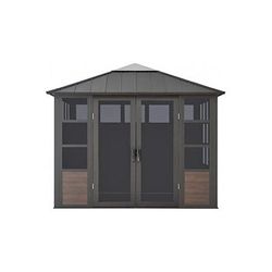 Sunjoy 11 x 11 Aluminum Gazebo Sunroom