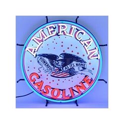 Neonetics American Gasoline 24-Inch Neon Sign