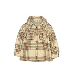 Baby Gap Jacket: Tan Plaid Jackets & Outerwear - Kids Boy's Size 2