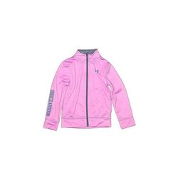 Under Armour Track Jacket: Pink Jackets & Outerwear - Kids Girl's Size 5