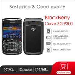 BlackBerry – smartphone Curve 3G 9300 reconditionné et Original débloqué téléphone portable 16 go