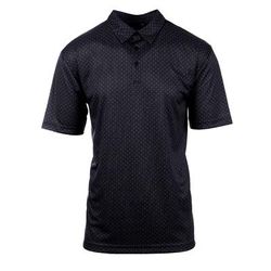 Burnside B0101 Men's Burn Golf Polo Shirt in Black size XL | Polyester 0101