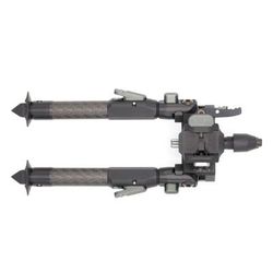 Tier One Tactical Bipod - Carbon Sling Stud 9in Black T1BTCSS230