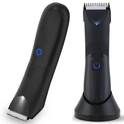 Body Trimmer For Men Ball Shaver Electric Groin & Pubic Hair Trimmer Wet/dry Groomer Clippers Holiday Gift