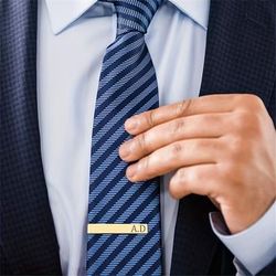 1pc Men's Custom Name Tie Clip Personalized Stainless Steel Name Business Casual Shirt Tie Clip Men's Tie Graduation Gift, Father's Day Gift