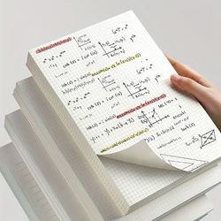 80 Sheets Of 10.07 X 6.88 Graph Paper: Glue-top Notepads For Drafting, Writing, Computations & More!