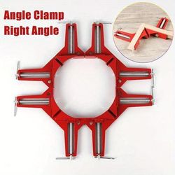 1pc/4pcs 90 Degree Right Angle Clamp Fixing Clips Picture Frame Corner Clamp Woodworking Hand Tool Pipe Clamp Positioning Fixture Corner Clamp