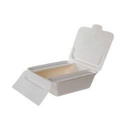 Eco Products EP-FSC58NFA 58 oz Vanguard Folia Take-Out Container - Molded Fiber, White