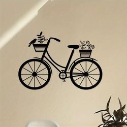 1pc Metal Bicycle Wall Art, Bike Metal Wall Decor For Women, Gift For Cyclists, Bicycle Gifts, Bicycle Decor, Gift Bike Lover, Bike Wall Art, Modern Unique Wall Decor, Home Gift