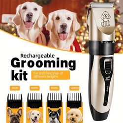 Professional Pet Electric Clipper Kit For Dogs, Specialized Hair Clipper Head For Leaving Hair, Professional Grooming Tool For Pet Shops, Suitable For Teddy And Cats