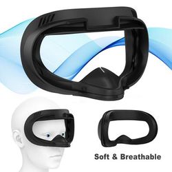 Facial Interface & Face Cover Pad For Oculus Quest 2, Sweat-proof Pu Foam Cushion - Vr Accessories For Meta Quest 2, Compatible With Quest 2