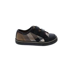 Burberry Sneakers: Black Argyle Shoes - Kids Boy's Size 27