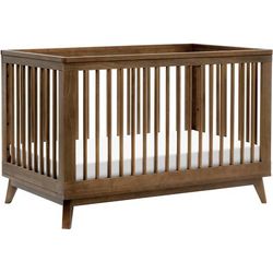 Babyletto Scoot 3-in-1 Convertible Crib w/Toddler Bed Conversion Kit - Natural Walnut