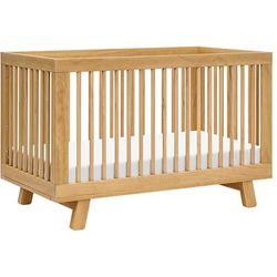 Babyletto Hudson 3-in-1 Convertible Crib with Toddler Bed Conversion Kit - Honey