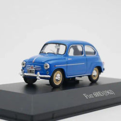 Ixo 1:43 Fiat 600D 1962 Diecast Car Model Metal Toy Vehicle