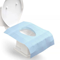 10pcs Disposable Toilet Seat Paper, Lengthened Paste Toilet Seat Paper For Outdoor Travel Hotel, Maternity Travel Supplies For Retailers/small Business Owners