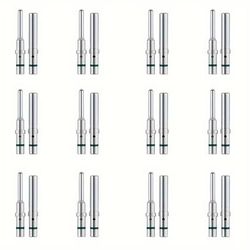 Deutsch Solid Pin And Socket, Dt Connector Contact Size 16 Male Pin 0460-215-16141/ Female Socket 0462-209-16141, Wire Size 14-20 Awg