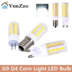 VnnZzo lampadina a LED 3W 5W 7W G4 G9 E14 lampada a LED AC 220V lampadina a mais a LED SMD2835 360