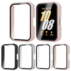 Vetro + custodia per Samsung Galaxy Fit 3 accessori 2024 All-around Anti-scratch PC Frame Screen