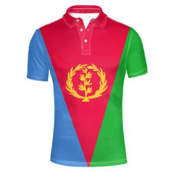 Eritrea Free Custom Made Name Team Logo risvolto T Shirt Eri Country Eritreans Travel Africa Nation