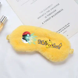 Pokemon Pikachu Sleeping Eye Mask Blindfold Eye Cover Mask Eyepatch Travel Home Eyes Relax Mask