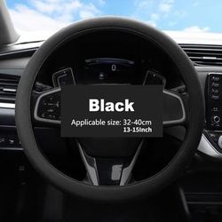 TEMU Car Universal Silicone Steering Wheel Cover Glove Cover Texture Soft Multi Auto Decoration Diy Car Accessories Tools New