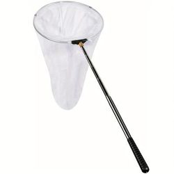 TEMU High-quality, ' Foldable Insect Net - 5-section Extendable, Dual-use For , Metal Frame, Outdoor Exploration Tool (1.78m)