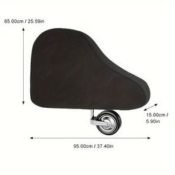 TEMU Durable Polyester Rv Trailer Hitch Cover - Waterproof, Uv & Rain Resistant, For Outdoor Use, Black Rv & Trailer Covers