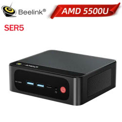 Beelink AMD Ryzen5 5500U SER5 Mini PC DDR4 16GB RAM 500GB SSD SER5 Max 6800H 6800U 32G 1T Type-C 4K HD Desktop Gamer Computer