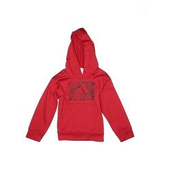 Adidas Pullover Hoodie: Red Tops - Kids Boy's Size 4