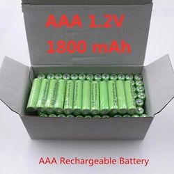 4/8/12/16/20/24pcs, Original Aaa 1800 Mah 1.2 V Quality Rechargeable Battery Aaa 1800 Mah Ni-mh Rechargeable 1.2 V 3a Battery