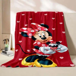 Coppia coperta Mickey Minnie Disney coperta di flanella amanti gettare ufficio coperta spessa caldo