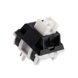 100 Pieces EPOMAKER Zebra 40gf 5-Pin Pre-lubed Linear Mechanical Keyboard Switches with POM Stem Compatible with MX Keycaps