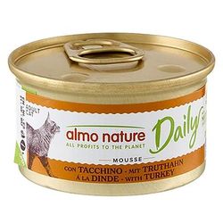 6x85g Mousse with Turkey Almo Nature Daily Menu Wet Cat Food