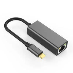 Adattatore Ethernet di tipo C scheda di rete USB Type-C a RJ45 cavo Internet Lan da 100Mbps per