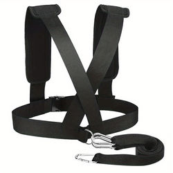 TEMU Anti-resistance Training Belt, Running Assist Practice Pull Belt, Sports Weight-bearing Running Equipment Weighting Exercise Strap Tension Band-ribbon (100kg/220lb)
