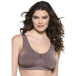 Plus Size Women's Body Smooth Seamless Wireless Bralette by Paramour by Felina in Sparrow (Size M)