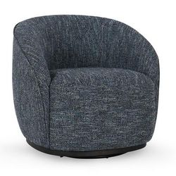 Andrea Swivel Accent Chair Blue – Kosas Home 53004811