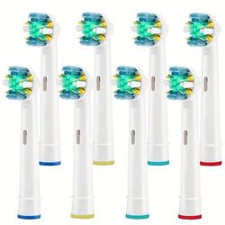4/8pcs Replacement Toothbrush Heads, Professional Electric Toothbrush Heads, Brush Heads For Oral B Replacement Heads
