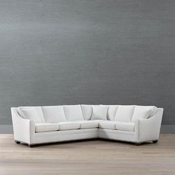 Warren 2-pc. Left-Arm Facing Sofa Sectional - Latte Crypton Jennie Performance Fabric - Frontgate