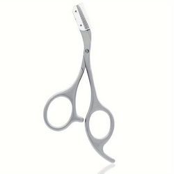 Eyebrow Trimmer Scissor With Comb Lady Woman Men Hair Removal Grooming Shaping Stainless Steel Eyebrow Remover Makeup Tool - Facial Care Gifts For Mother