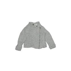 Baby Gap Fleece Jacket: Gray Marled Jackets & Outerwear - Kids Boy's Size 3