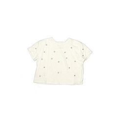 Katie J NYC Short Sleeve T-Shirt: Ivory Stars Tops - Kids Girl's Size X-Large