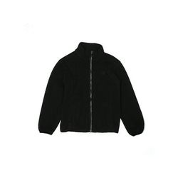 The North Face Fleece Jacket: Black Solid Jackets & Outerwear - Kids Boy's Size 7