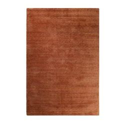 Tappeto taftato pelo lungo terracotta 200x200